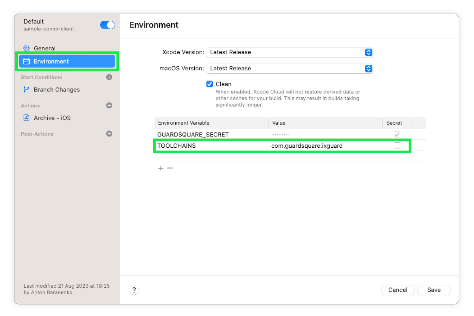 5-diagram-How to Set up iXGuard with Xcode Cloud